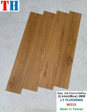 Sàn nhựa giả gỗ 3mm keo rời
