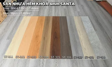 Sàn nhựa hèm khóa